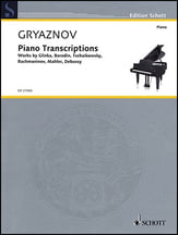 Piano Transcriptions piano sheet music cover